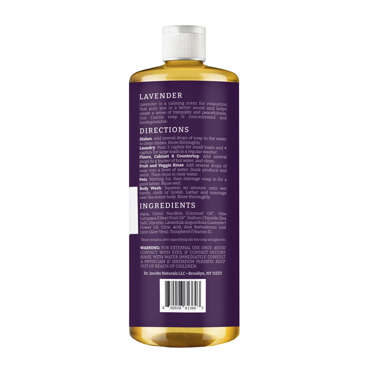 Lavender All in 1 Castile Soap - Thin Formula