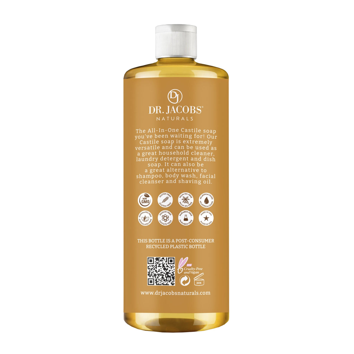 Orange & Ginger All in 1 Castile Soap - Thin Formula