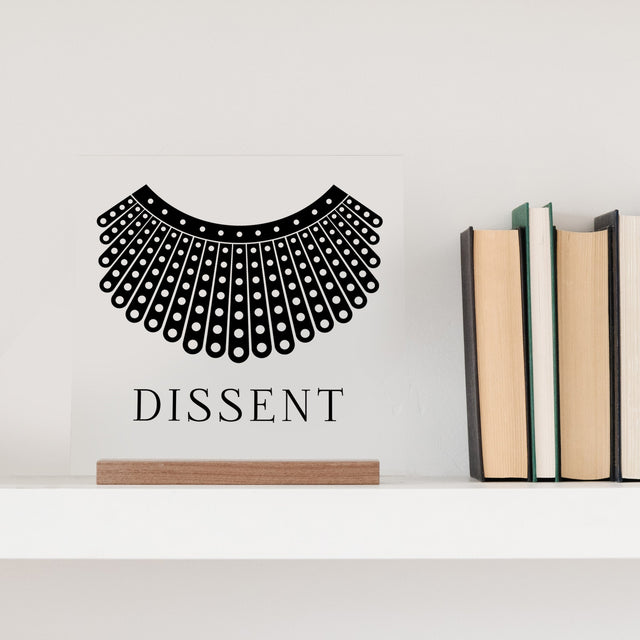 Acrylic RBG Dissent Collar
