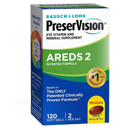 PreserVision AREDS 2 Eye Vitamin Supplement, 120 soft gels