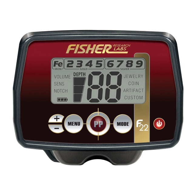 Fisher F22 Weatherproof Metal Detector