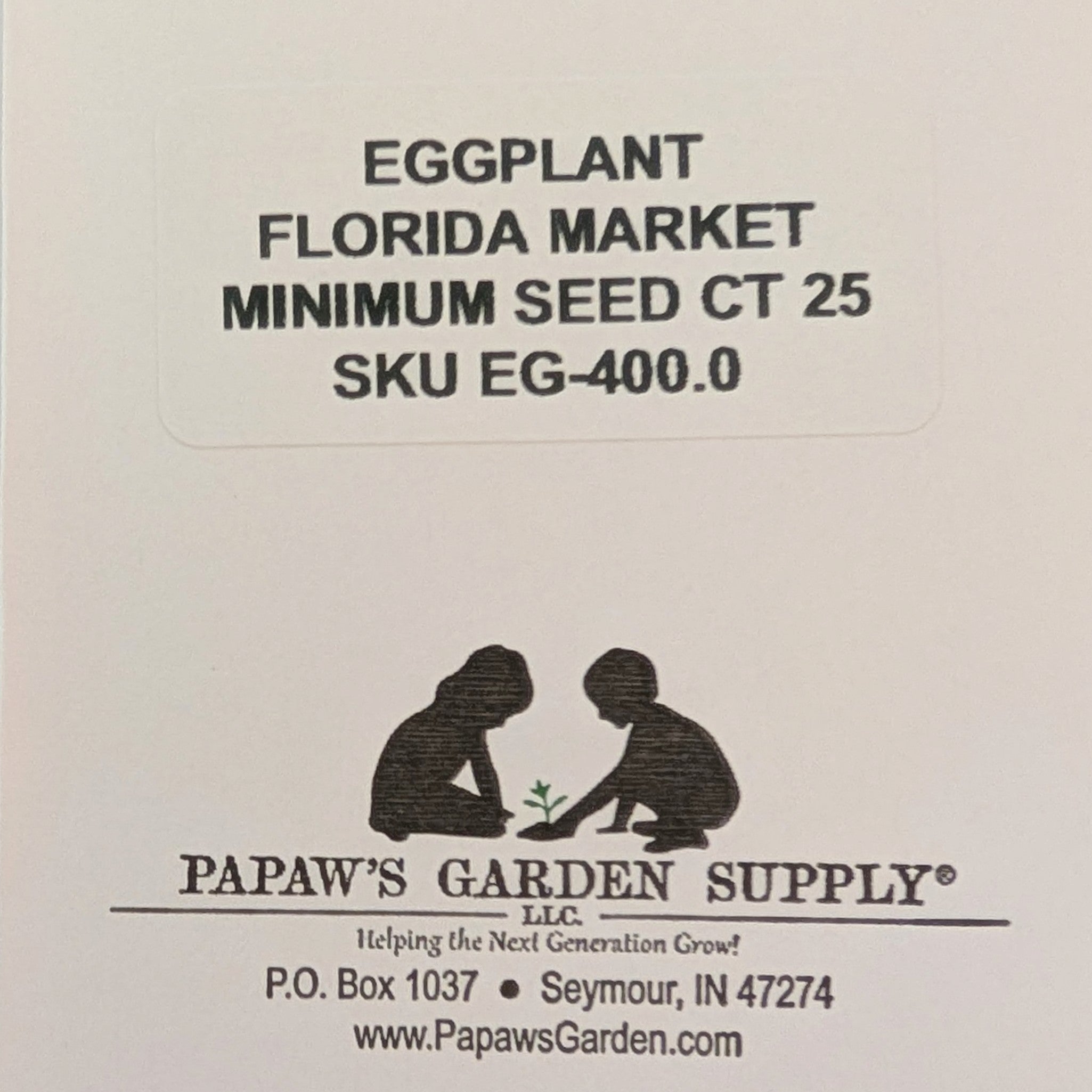 Florida Market Egg Plant Seed