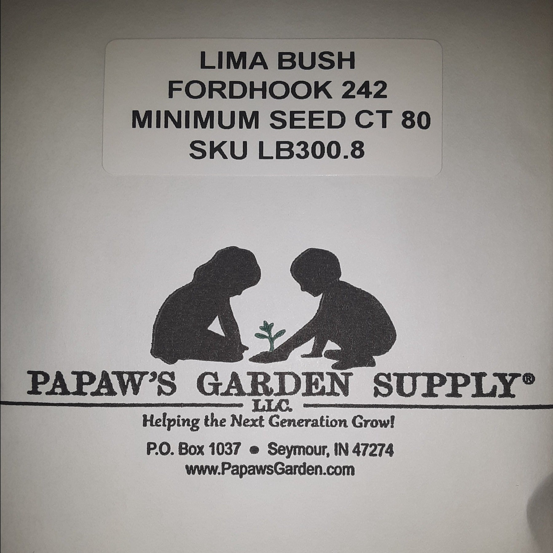 Fordhook 242 Heirloom Lima Bean Seeds