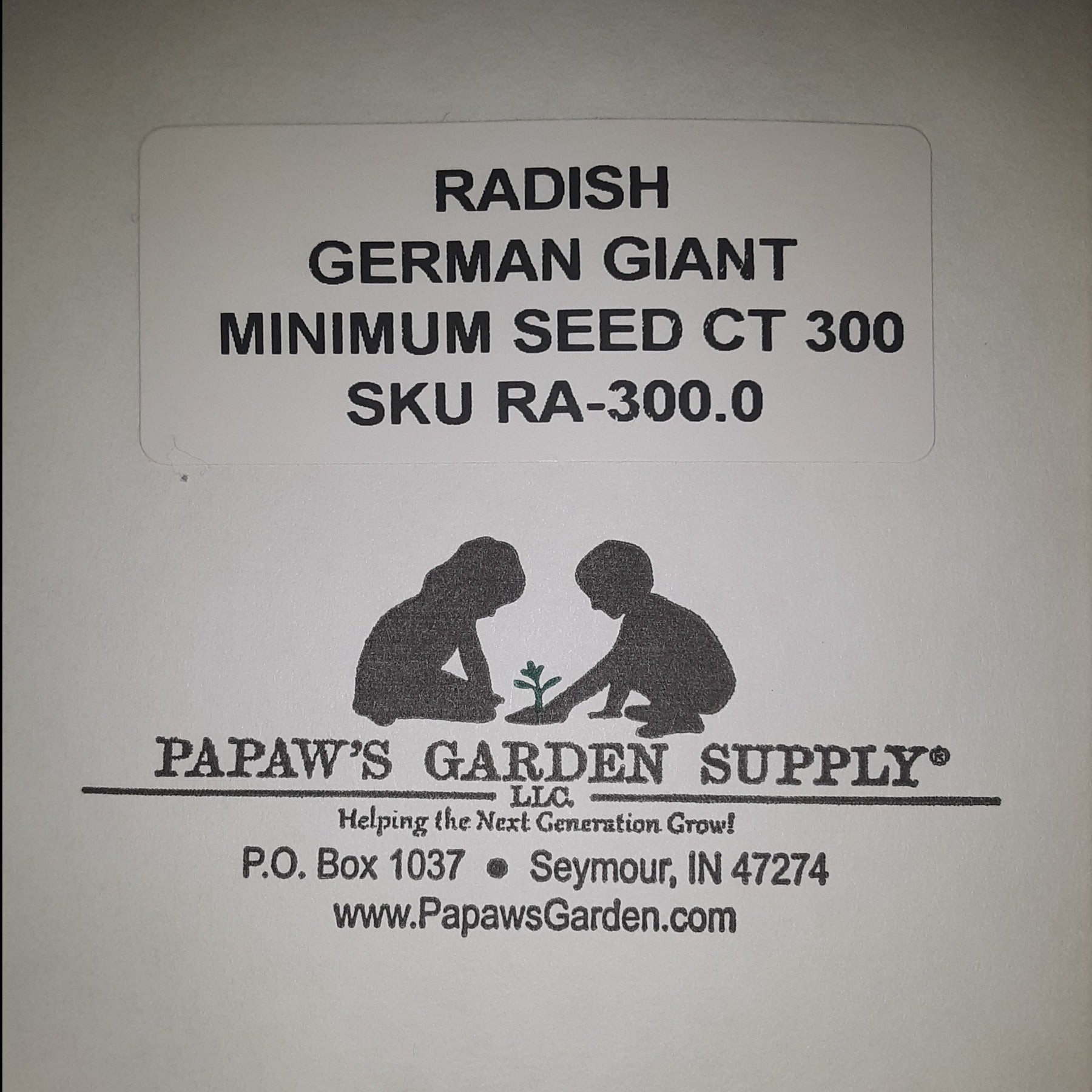 German Giant (Parat) Radish Seeds