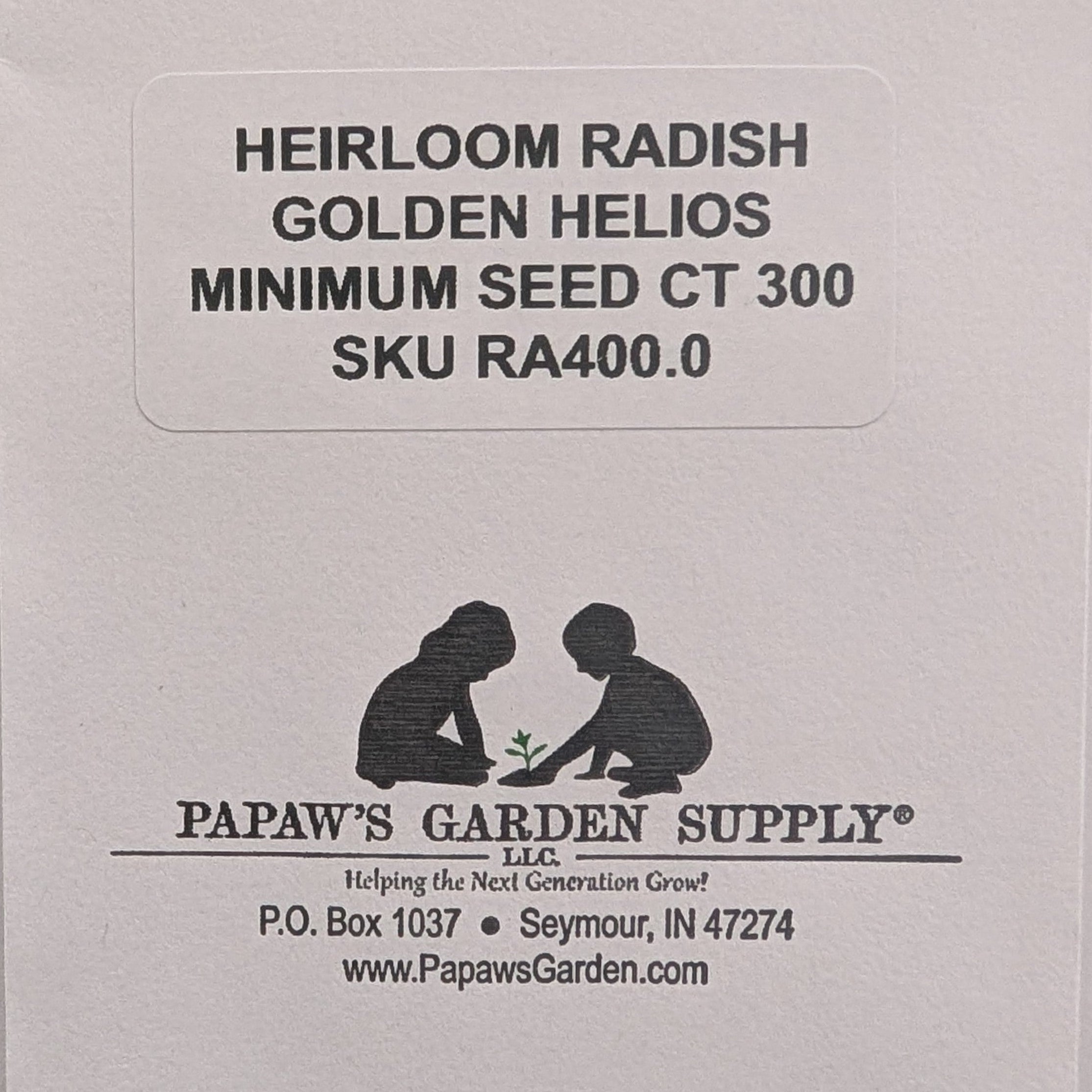 Golden Helios Radish Seeds