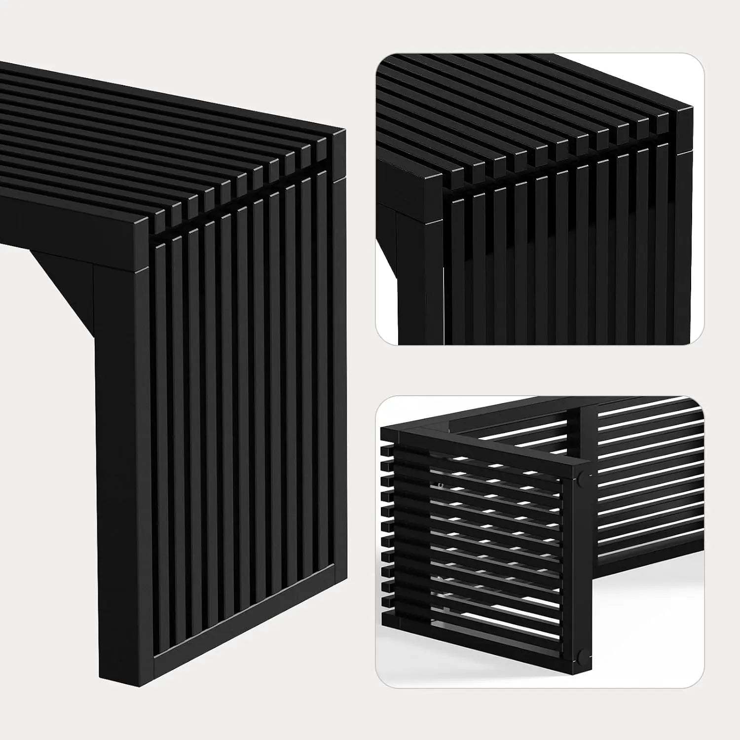 Hausvita HiKingQueens 35" Dining Bench, Indoor Wood Bench for Entryway,Living Room,Kitchen and Bedroom (Nature, Long Bench)