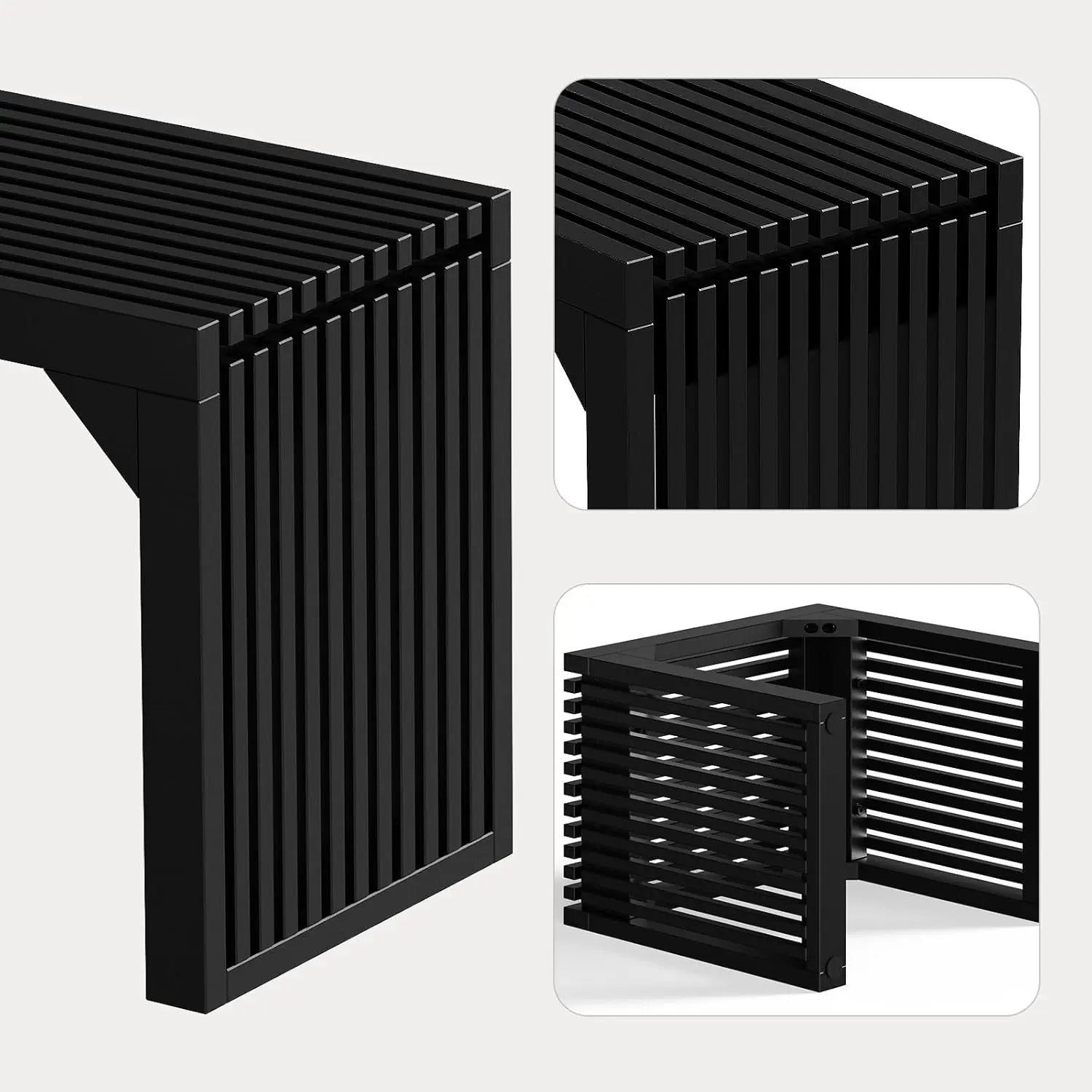 Hausvita HiKingQueens 35" Dining Bench, Indoor Wood Bench for Entryway,Living Room,Kitchen and Bedroom (Nature, Long Bench)