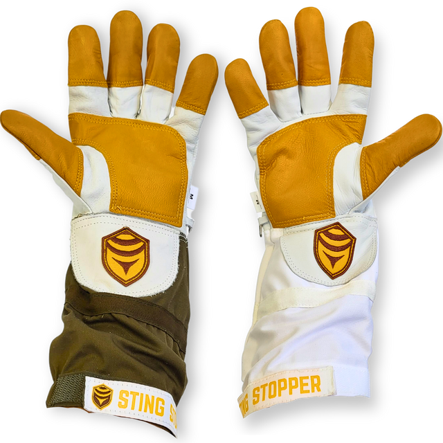 Heavy Duty Goat Skin Beekeeping Gloves