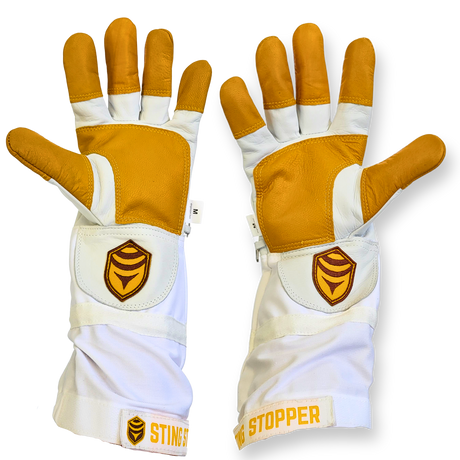 Heavy Duty Goat Skin Beekeeping Gloves