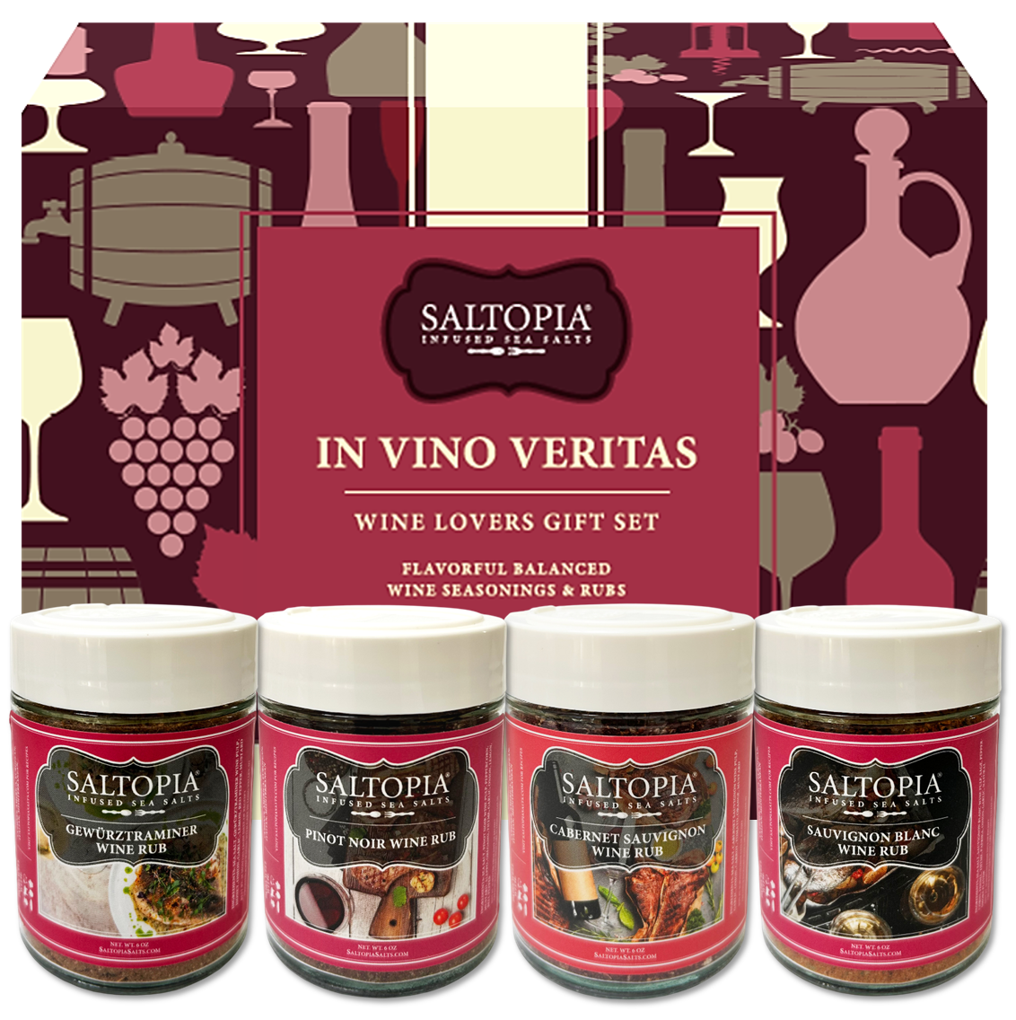 In Vino Veritas Wine Rub Gift Set