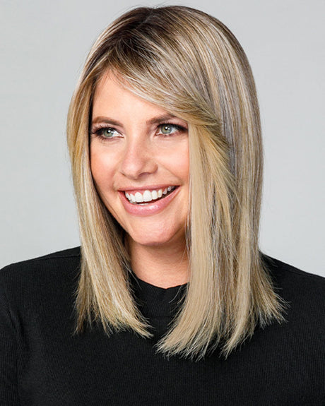 EasiPart T HD 12 inch | Monofilament Synthetic Hair Topper by Jon Renau