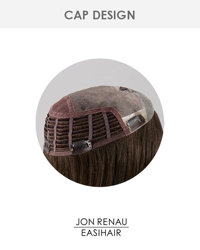 Top Smart 18 inch (Exclusive) | Lace Front & Monofilament Synthetic Hair Topper by Jon Renau