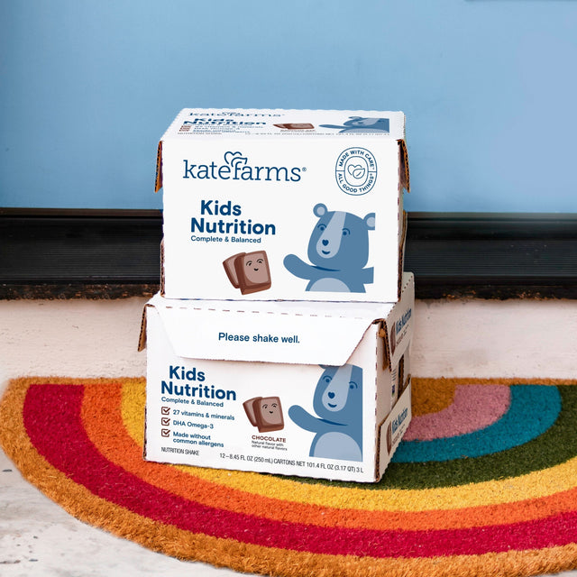 Kate Farms Kid's Nutrition Shake, Chocolate, Case/12