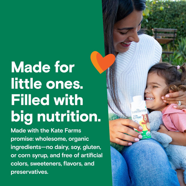 Kate Farms Kid's Nutrition Shake, Strawberry, Case/12