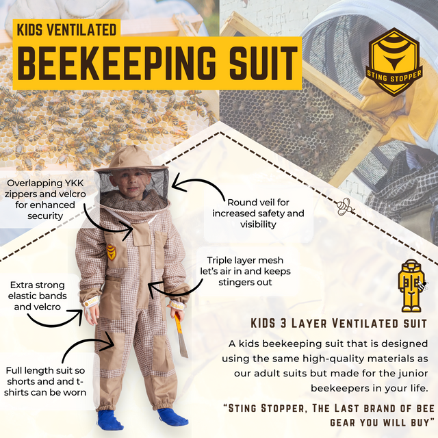 Kids Ventilated Beekeeping Suit