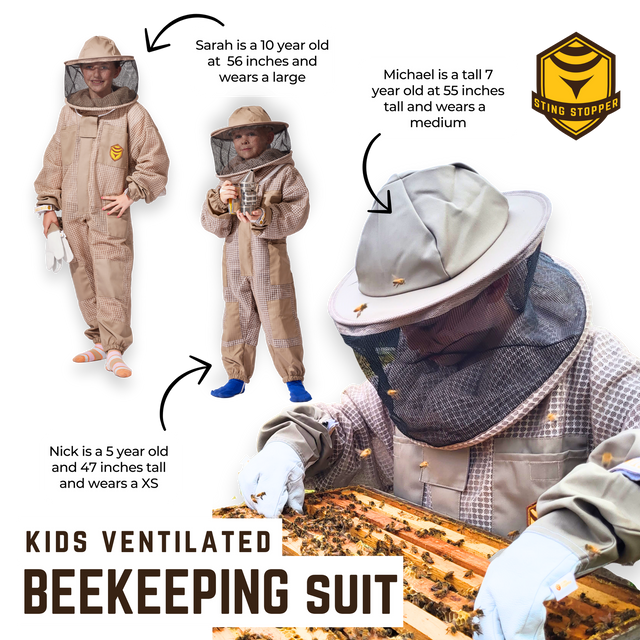 Kids Ventilated Beekeeping Suit