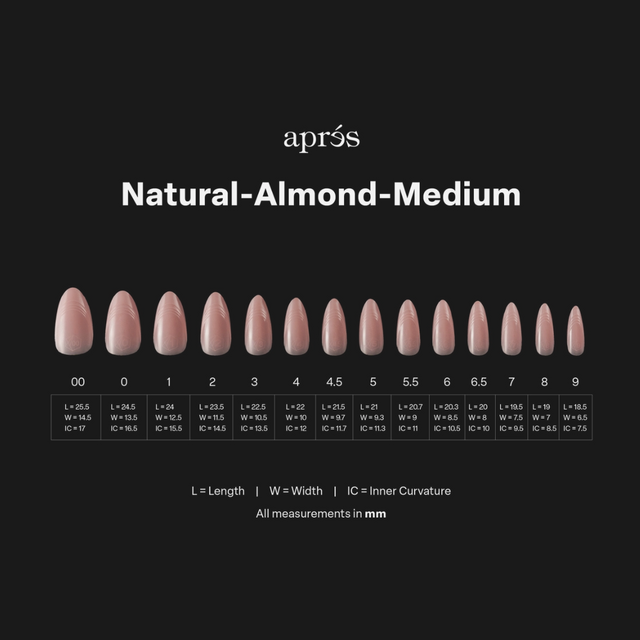 Kuromi Neutral French Natural Almond Medium Tip Box