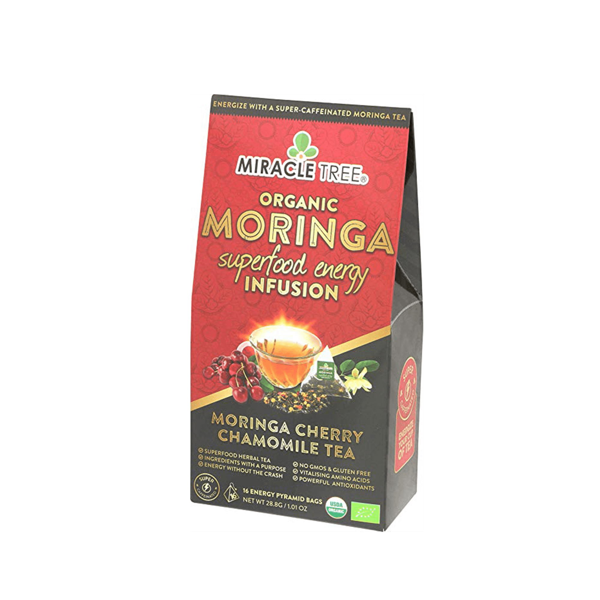 Moringa Energy Tea, Cherry Chamomile