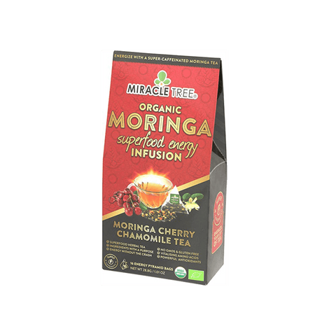 Moringa Energy Tea, Cherry Chamomile