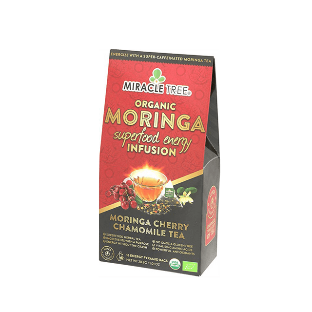 Moringa Energy Tea, Cherry Chamomile