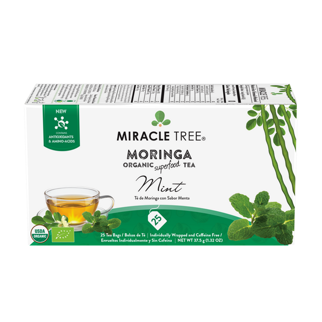 Organic Moringa Tea, Mint