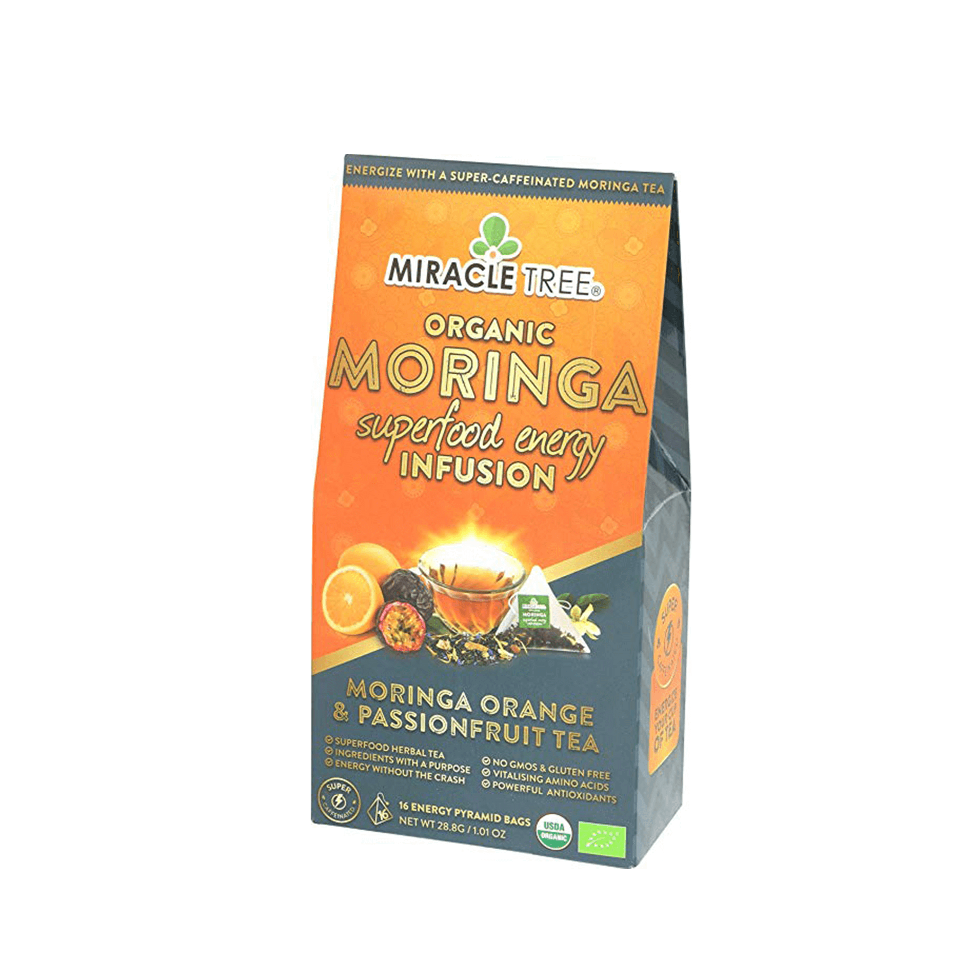 Moringa Energy Tea, Orange Passionfruit