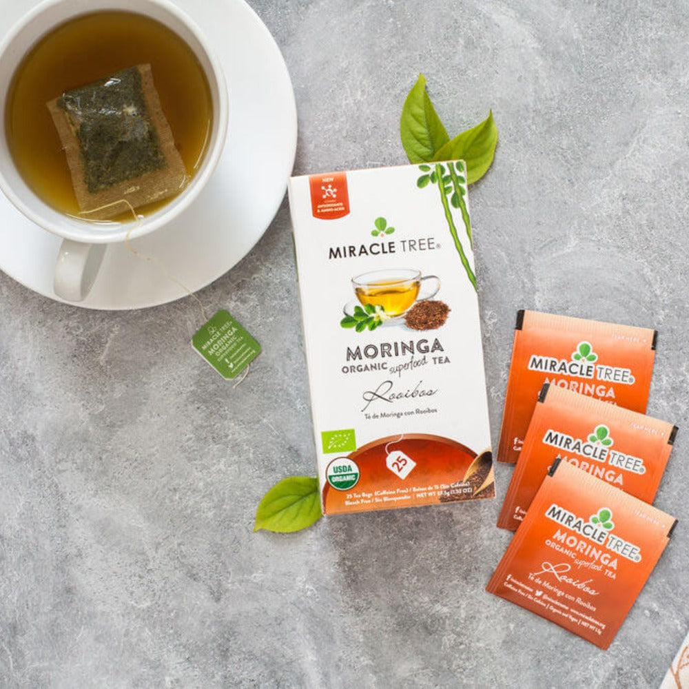 Organic Moringa Tea, Rooibos