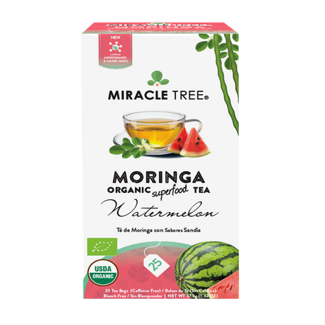 Organic Moringa Tea, Watermelon