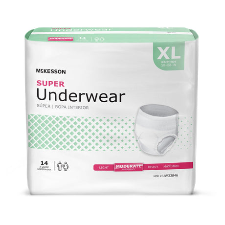 McKesson Adult Pull Up Underwear, Super