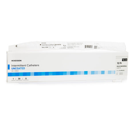 McKesson Coude Tip PVC Urethral Catheter, Male/Universal