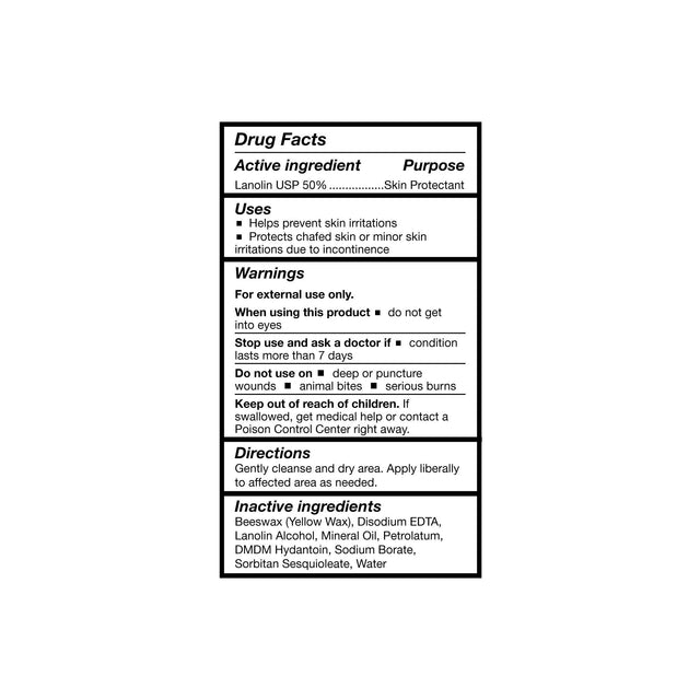 McKesson Skin Protectant Cream with Lanolin, Unscented