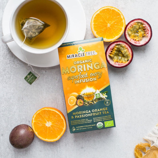 Moringa Energy Tea, Orange Passionfruit