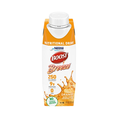 Nestle Boost Breeze, Orange, 8 oz carton, CS/24