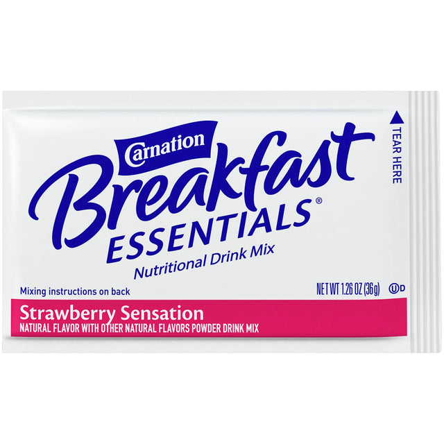 Carnation Breakfast Essentials Powder Drink Mix, Strawberry Sensation