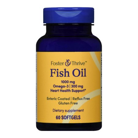 Foster & Thrive Omega-3 Fish Oil Supplement, 1000 mg, 60 soft gels