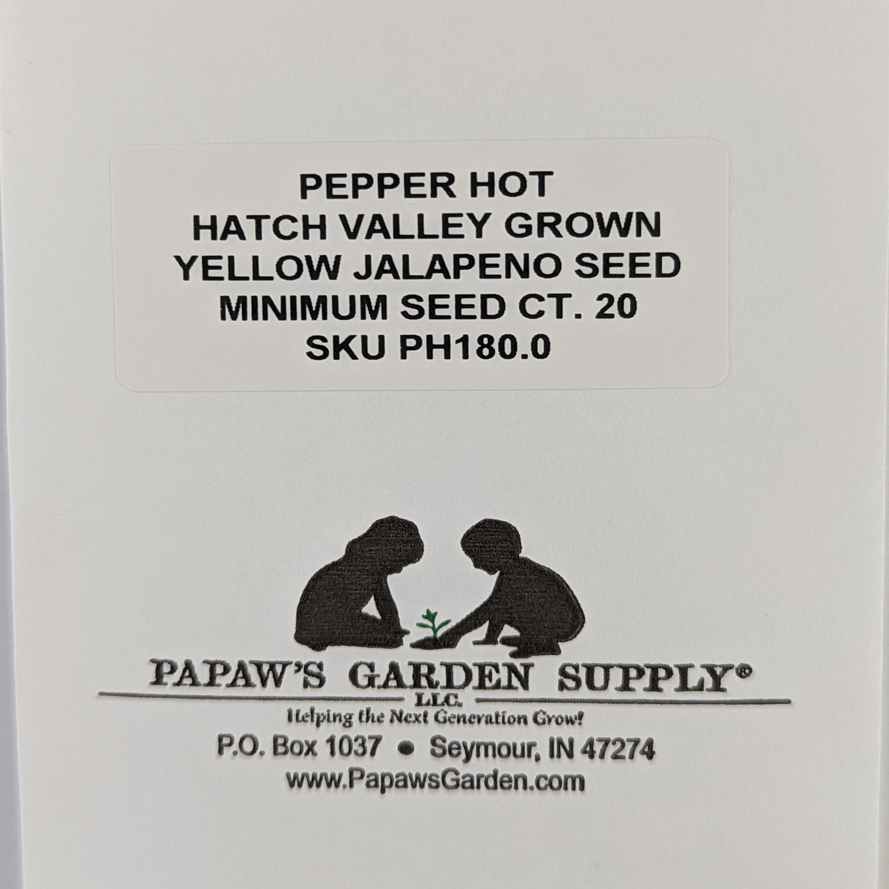 Hatch Valley Grown Yellow Jalapeno Hot Pepper Seeds