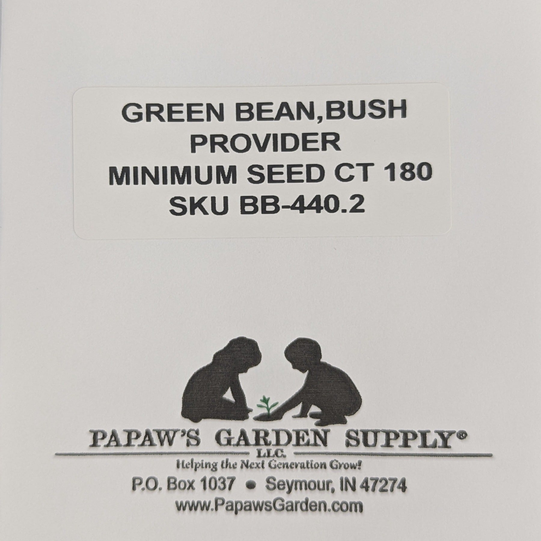 Provider Bush Green Bean Seeds
