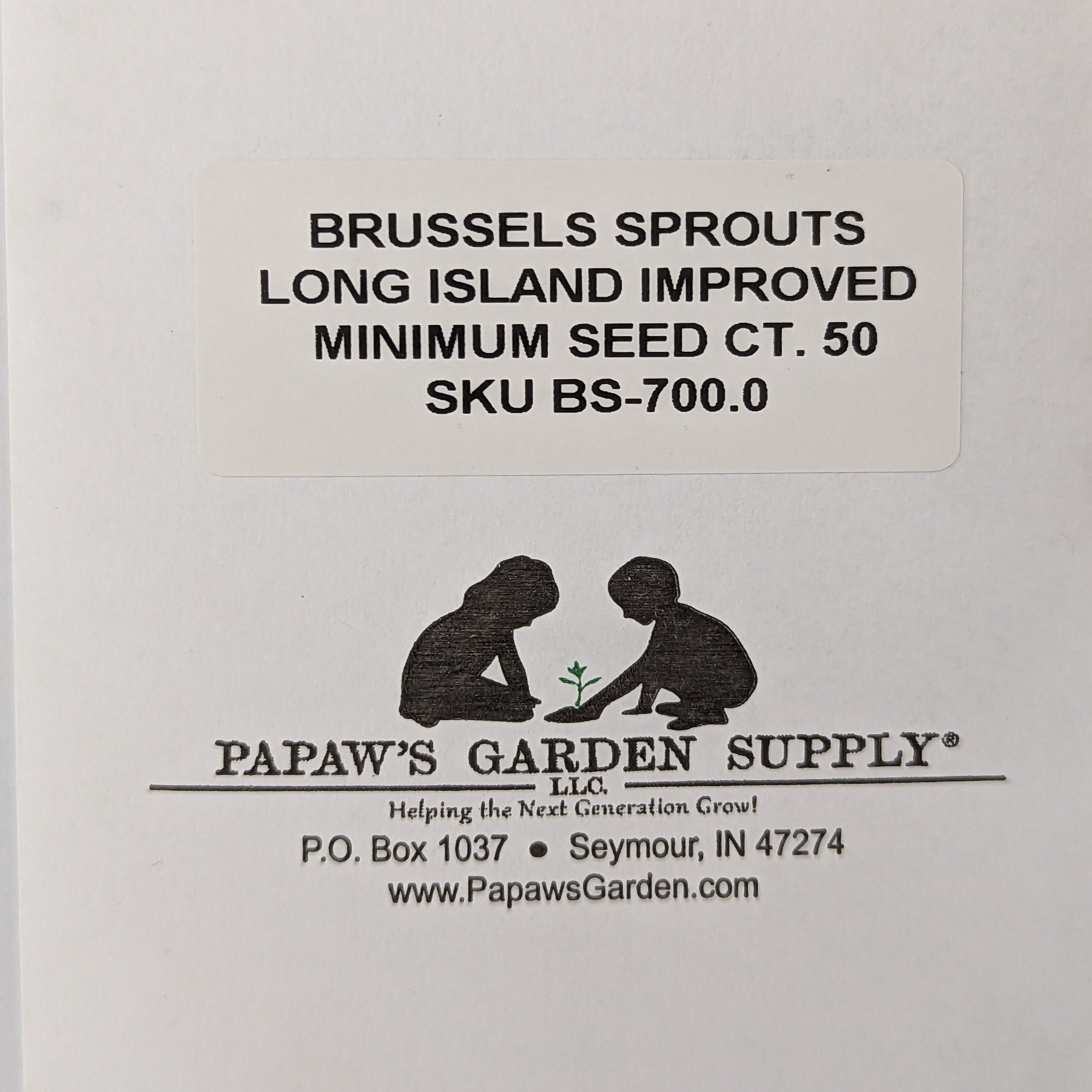 Long Island Improved Heirloom Brussels Sprouts Seeds