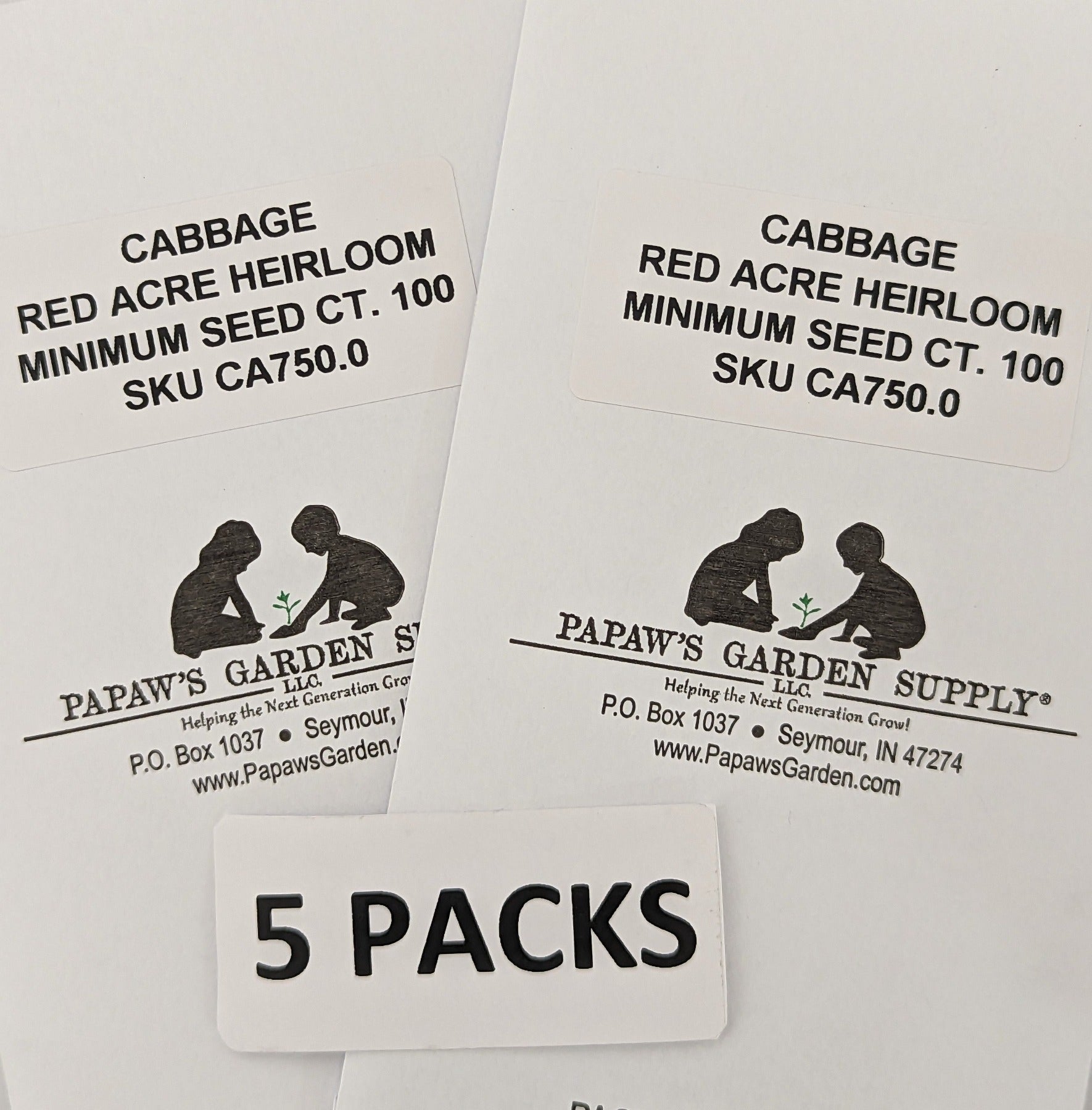 Red Acre Heirloom Cabbage Seeds