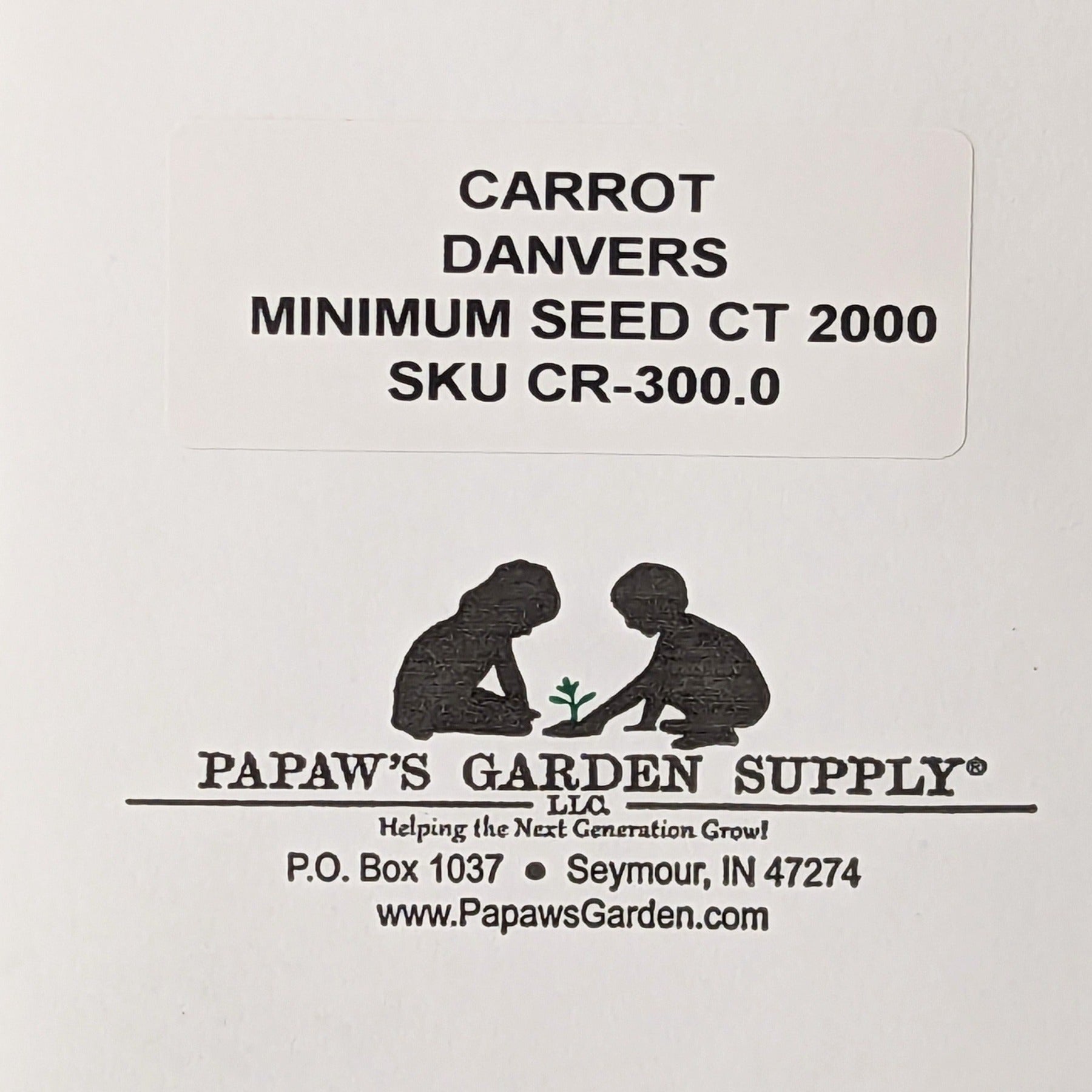 Danvers Heirloom Carrot Seeds