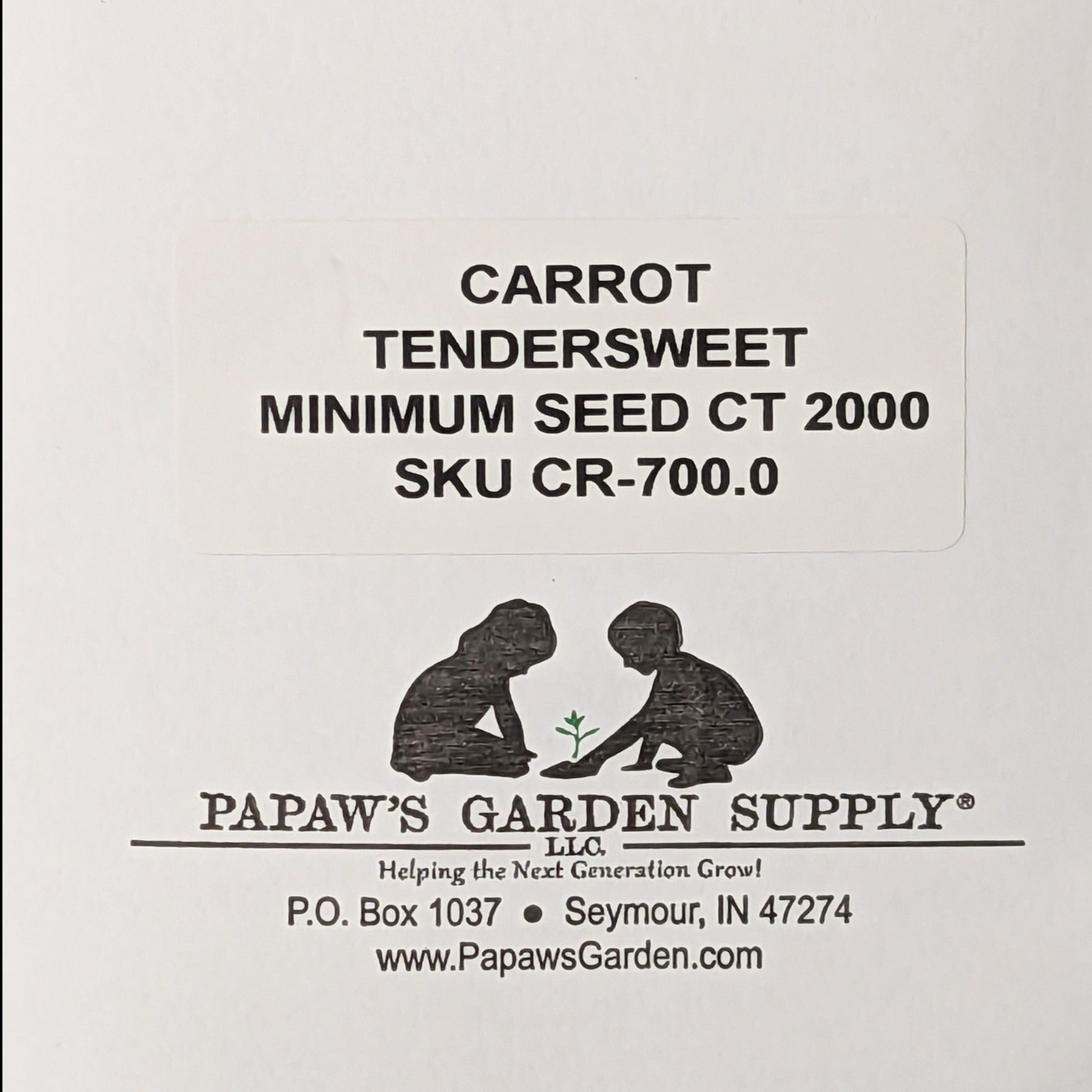 Tendersweet Carrot Seeds