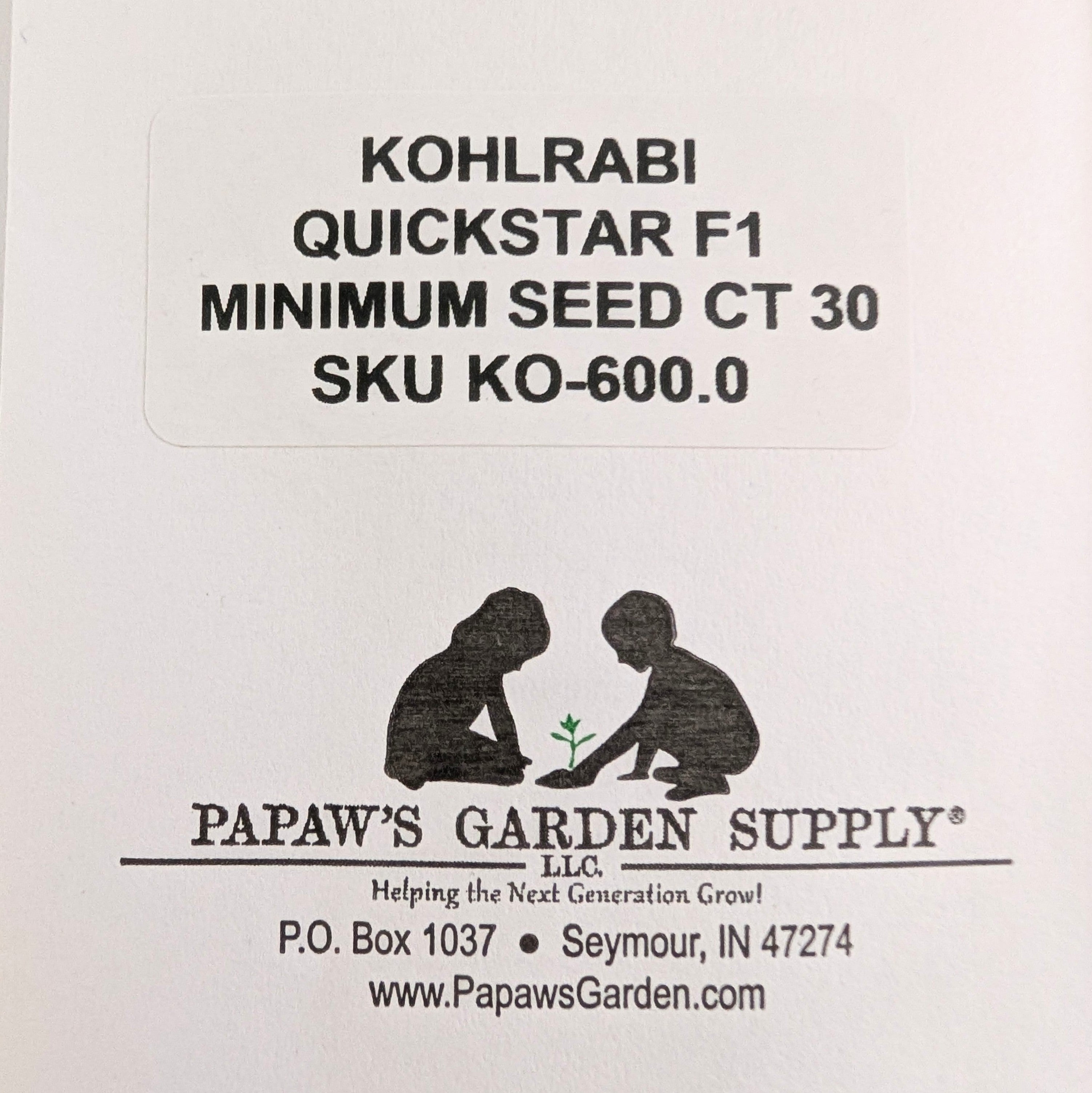 Kohlrabi QuickStar Hybrid Seeds