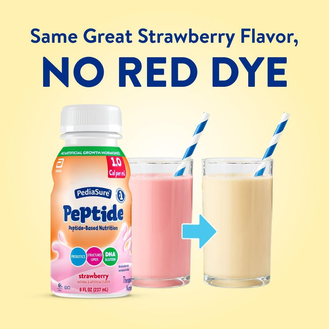 PediaSure Peptide 1.0 Cal, Strawberry, 24/CS