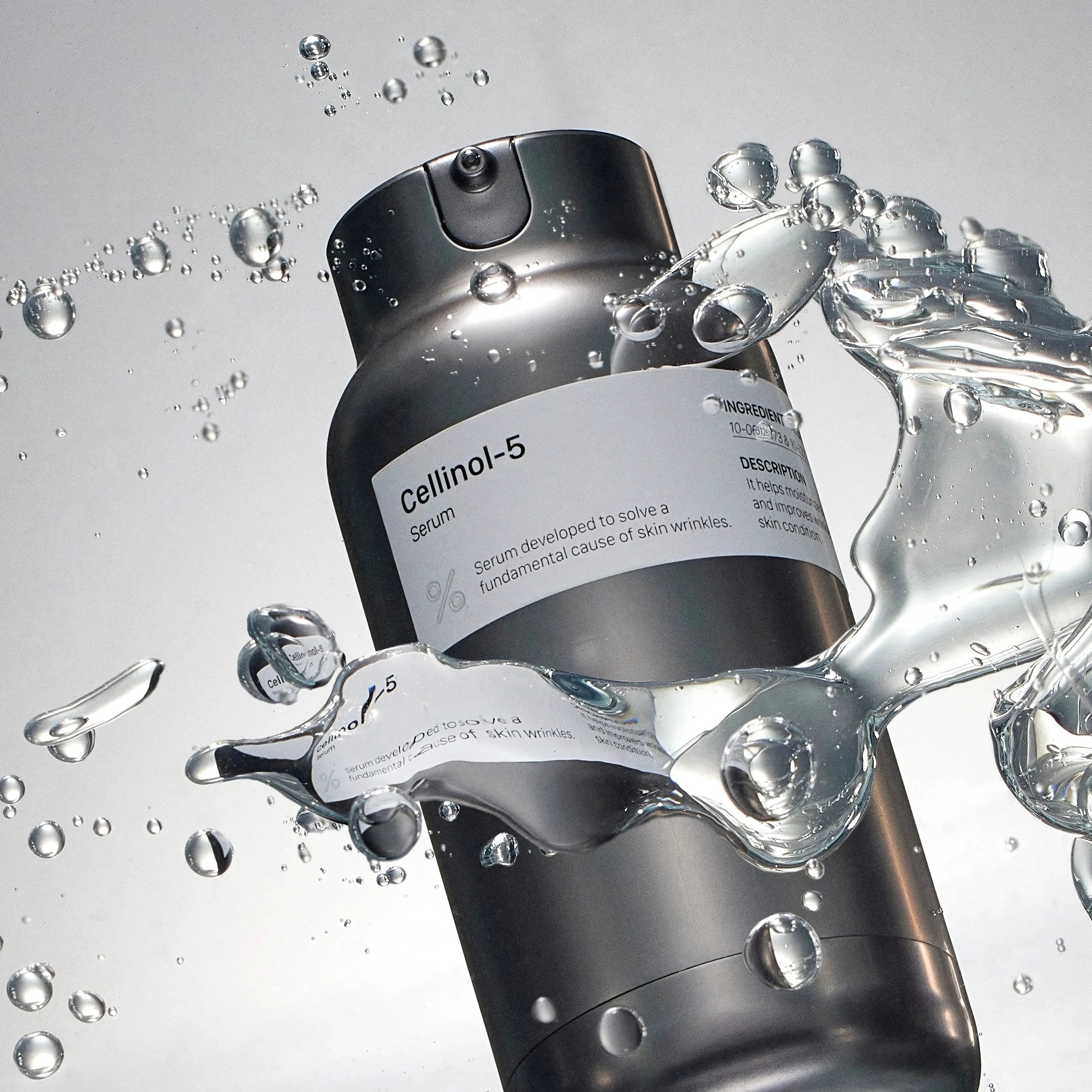 PERCENT SCIENCE Cellinol-5 Bakuchiol Serum 1.6 Oz. - Patented Anti-Wrinkle & Lifting Complex with Brightening Effects