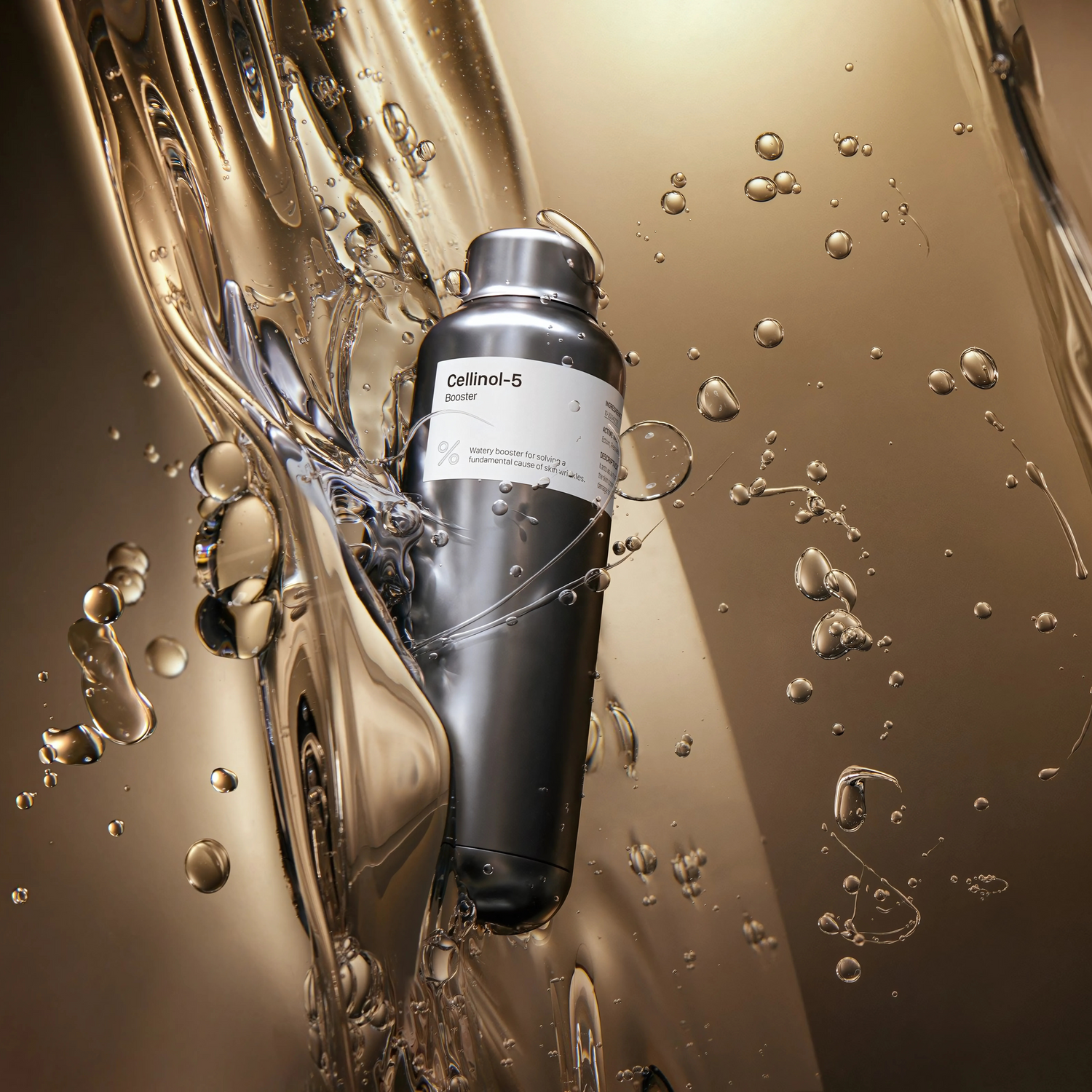 PERCENT SCIENCE Cellinol-5 Booster Skin Essence 4.7 Oz.- Patented Anti-Wrinkle & Lifting Complex with Brightening Effects