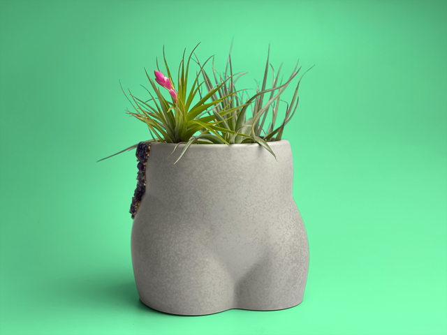 Amethyst Butt Planter