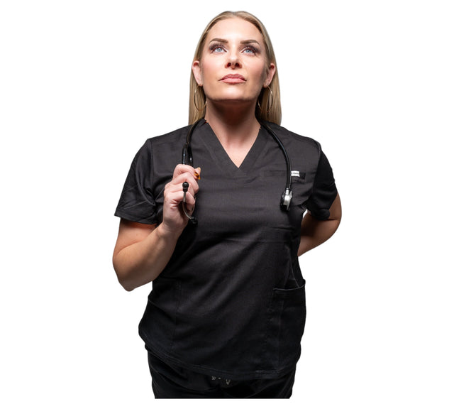 MJ V-Neck Scrub Top (Unisex)