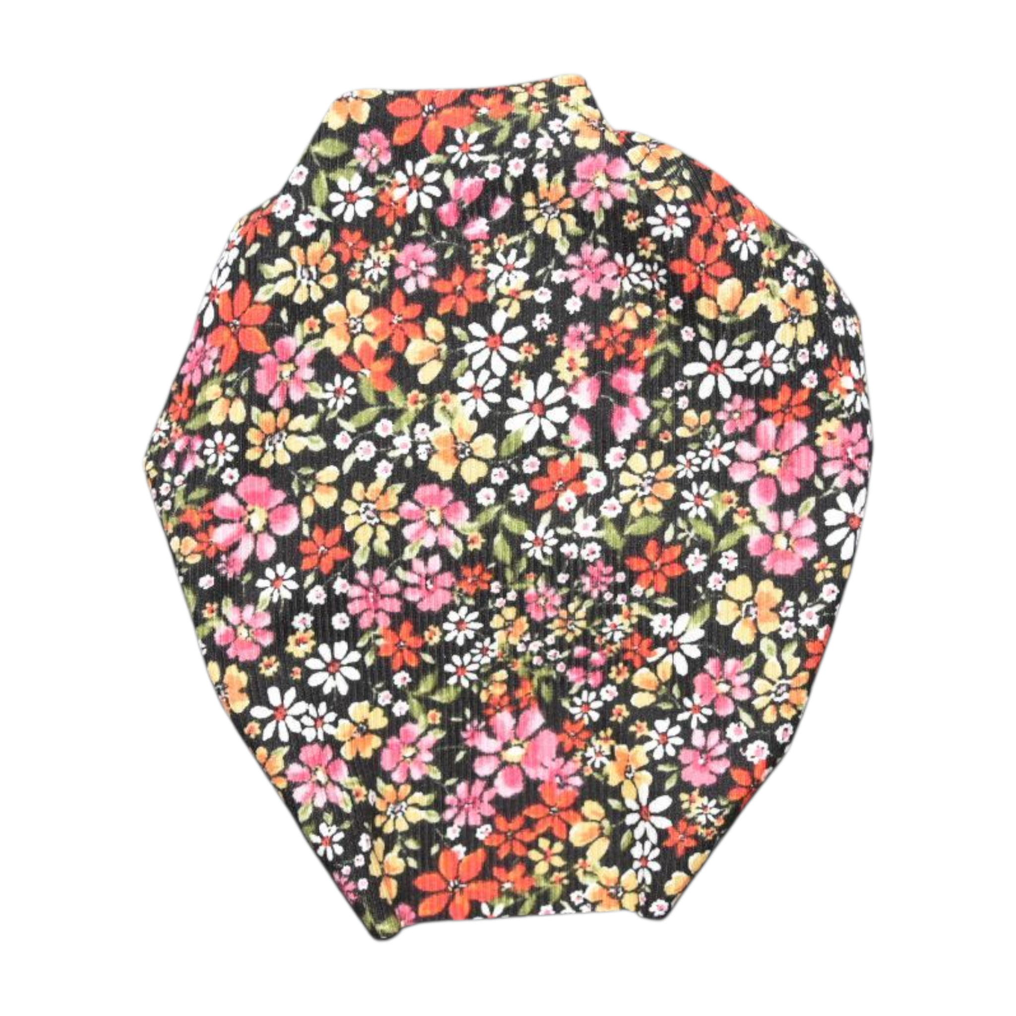 Lillian | Black Floral | Classic Headwrap