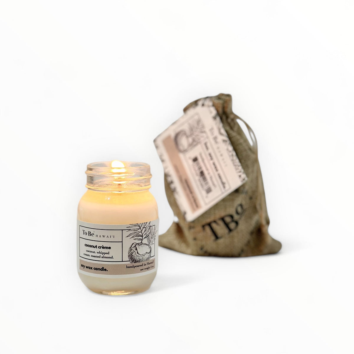 Coconut Crème Soy Wax Candle