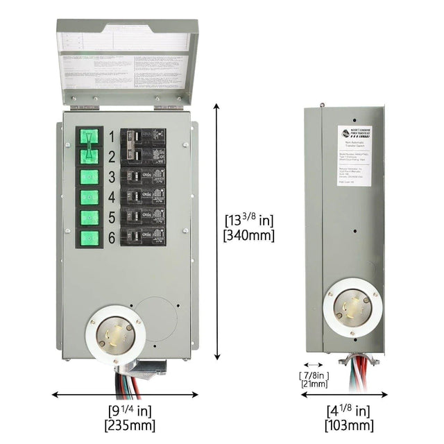 Refurbished - Nature's Generator Powerhouse Power Transfer Switch Kit